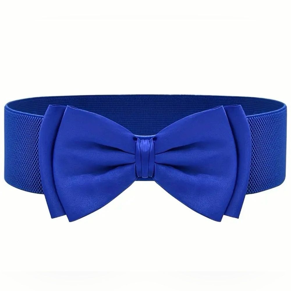 5/$25 Women’s Blue Bow Waist Cincher for Dresses & Coats